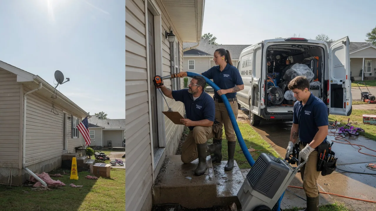 Ceiling Water Damage Restoration in Hartselle, AL near me